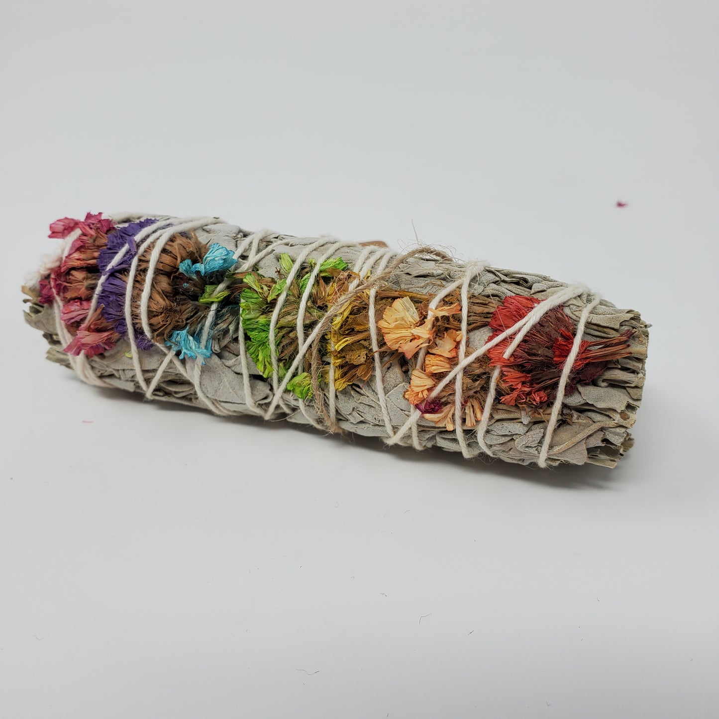 Rainbow Sage Smudge Stick 4"