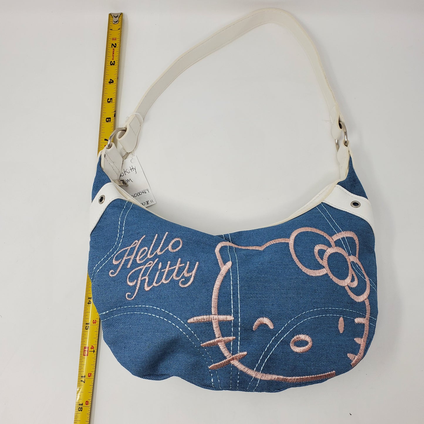 Denim Hello Kitty armpit bag-purse