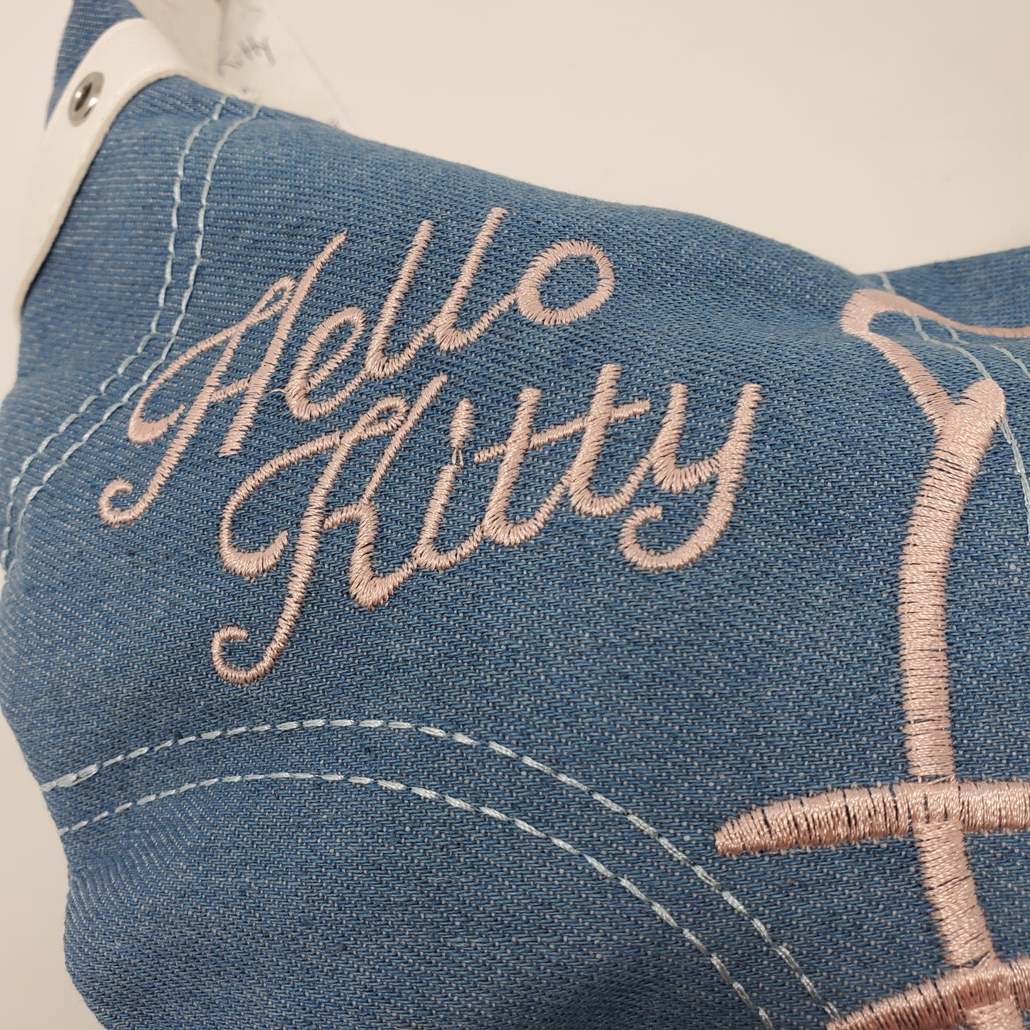 Denim Hello Kitty armpit bag-purse