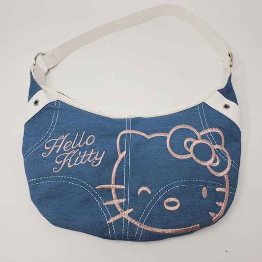 Denim Hello Kitty armpit bag-purse