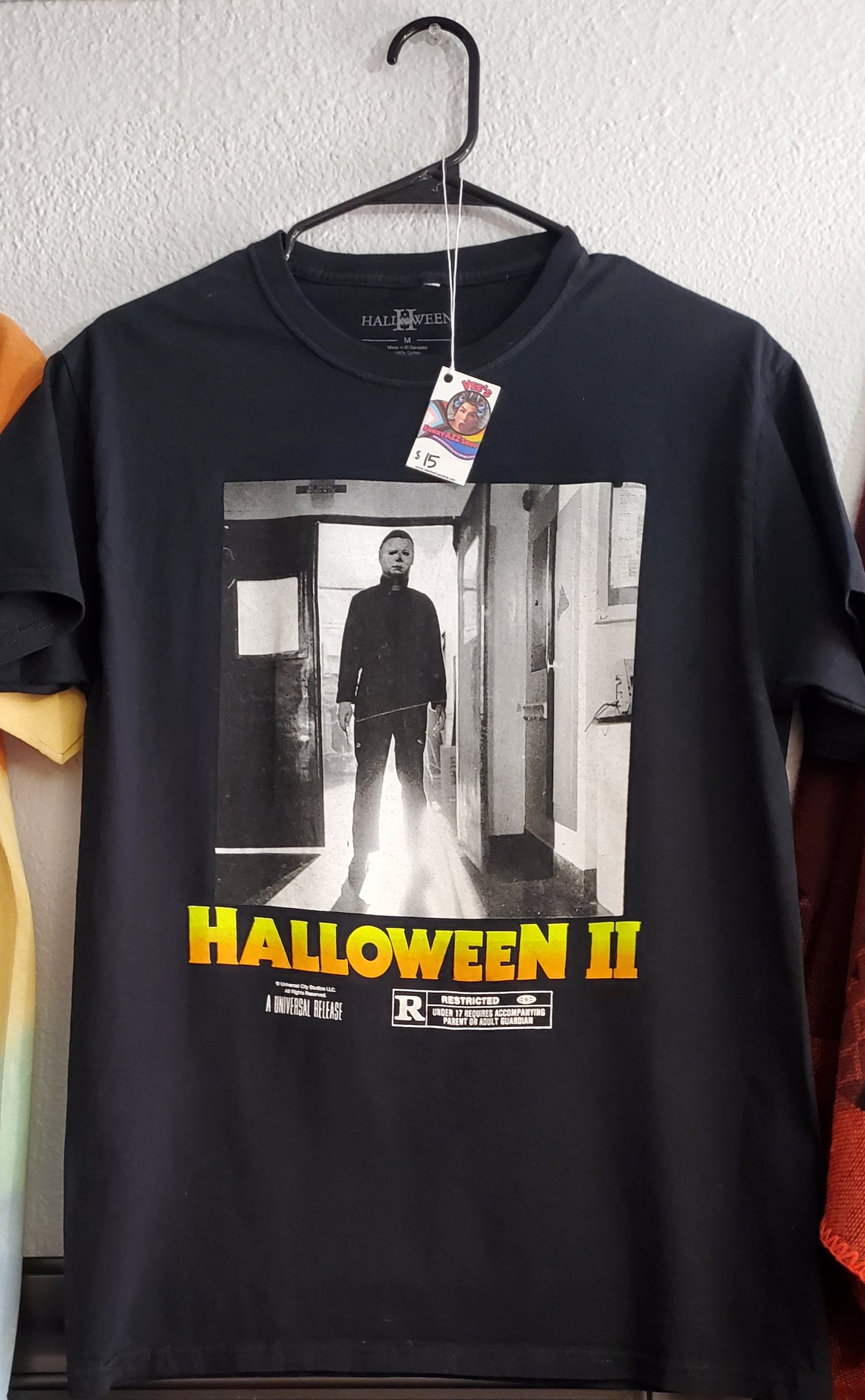 Halloween II Motion Picture Tee Shirt Medium