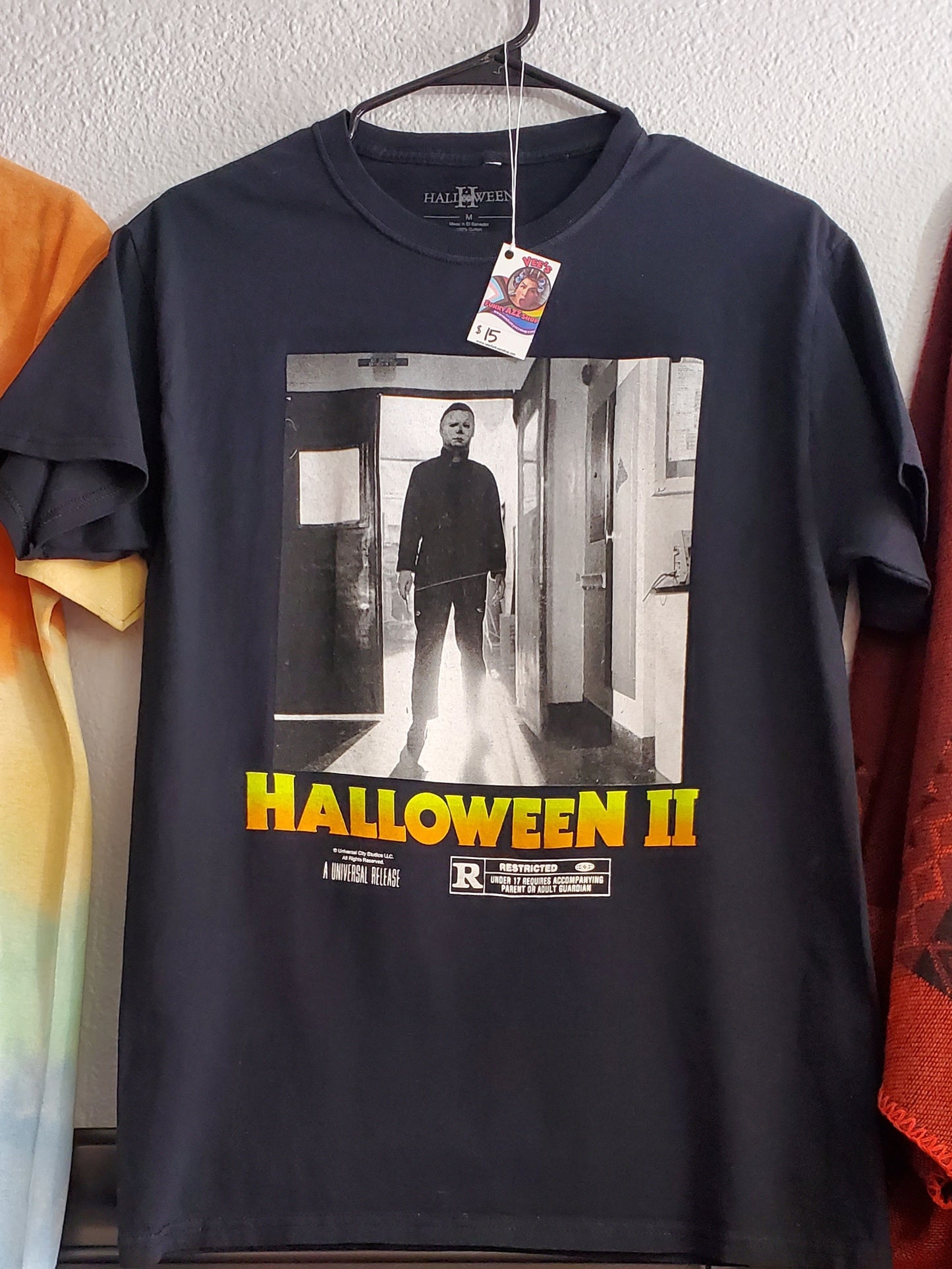 Halloween II Motion Picture Tee Shirt Medium