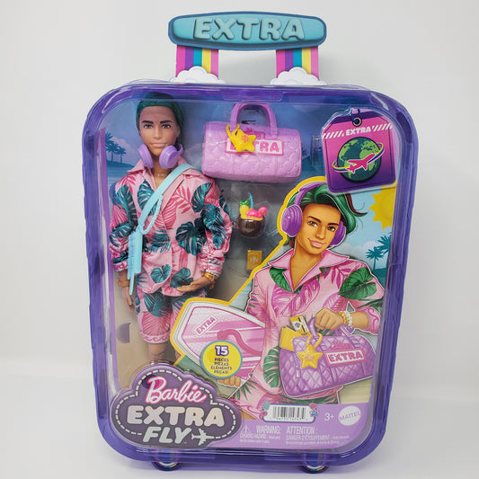 Barbie extra fly Ken Doll tropical beach outfit new 2023