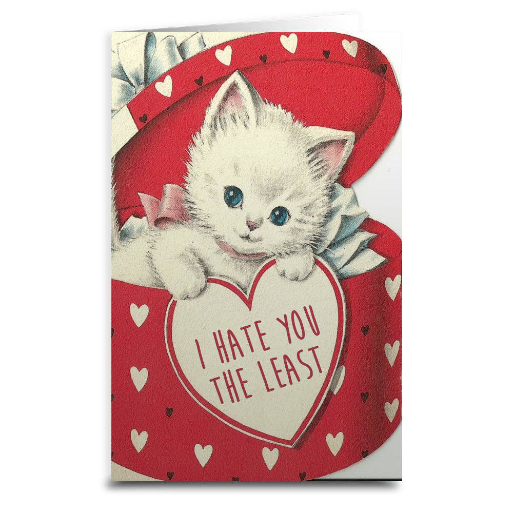 I Hate You the Least Greeting Card: Card & Envelope Only