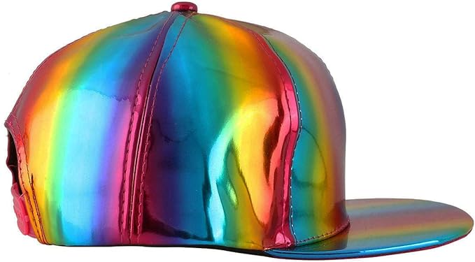 Metallic Rainbow Ball Cap