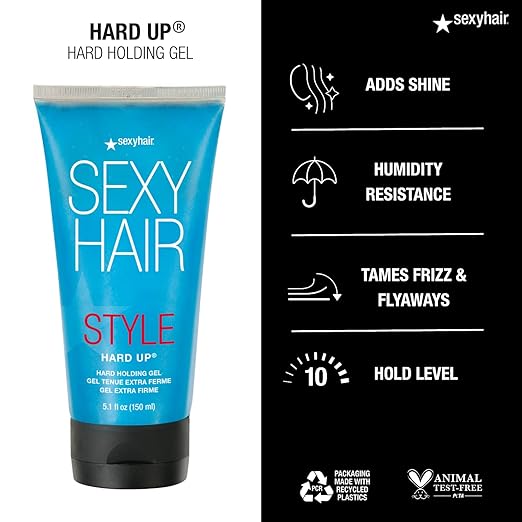Sexy Hair "Hard Up"  Hard holding hair gel 5.1 oz