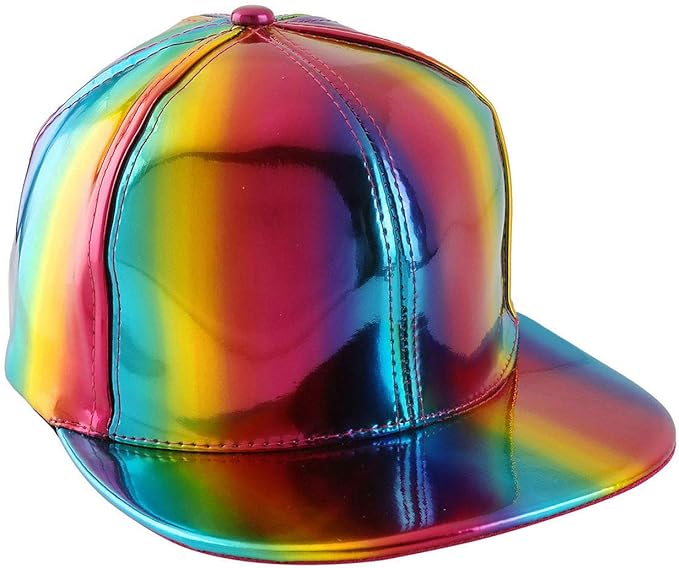 Metallic Rainbow Ball Cap