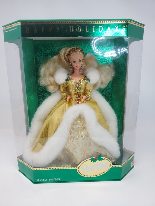 Rare Misprint 1994 Holiday Barbie Collectors Choice