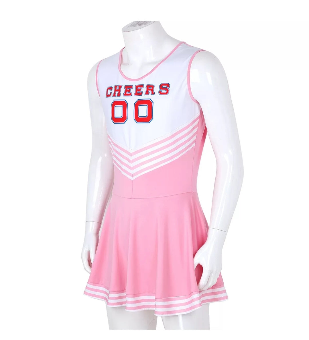 Mens Pink Cheerleading Outfit XL