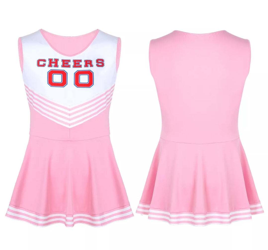 Mens Pink Cheerleading Outfit XL