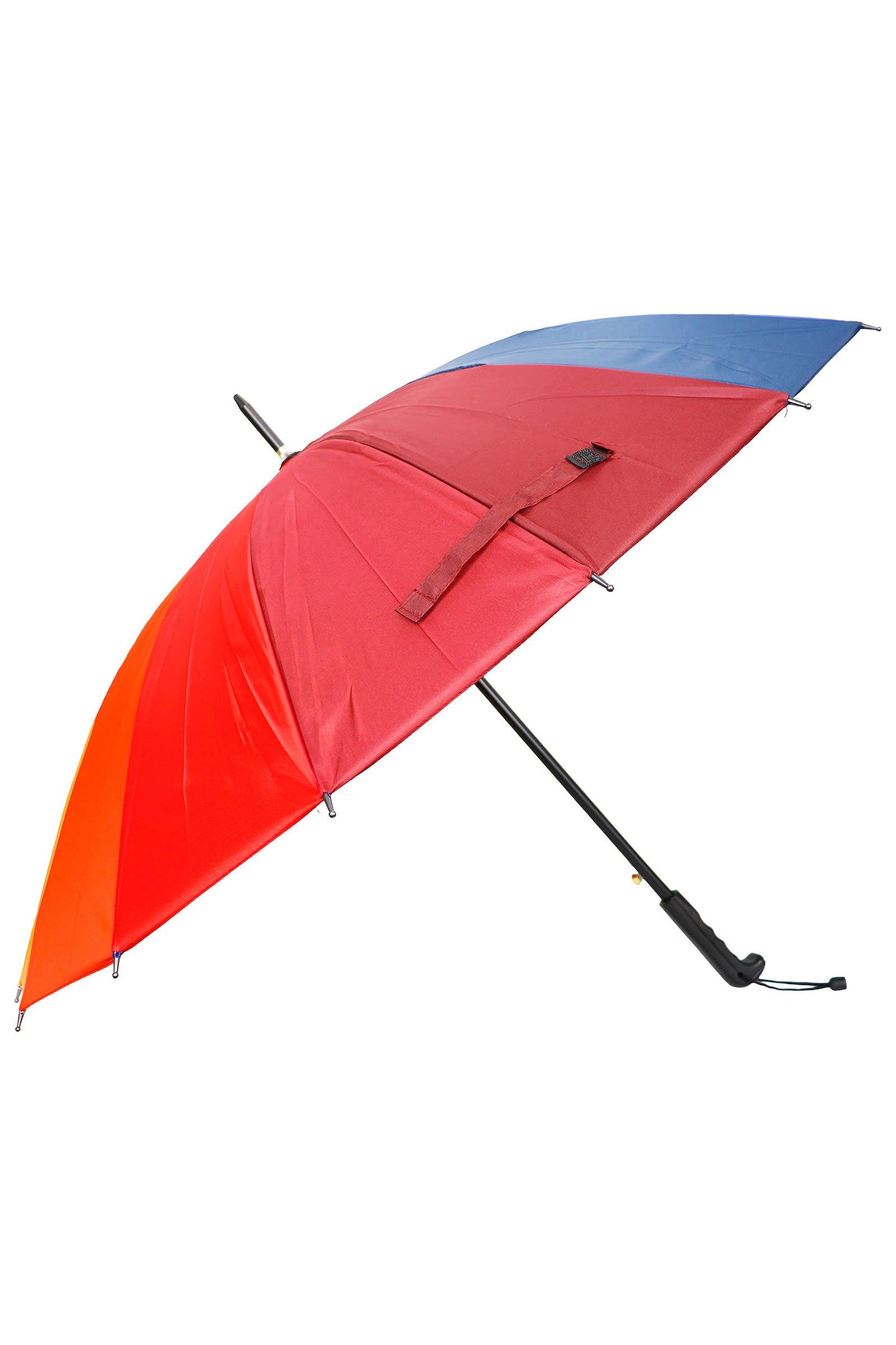 Rainbow 16 Panel Auto Open-fold Umbrella: AS SHOWN / ONE SIZE