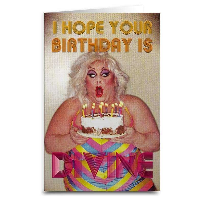Divine Inspired Birthday Card: Card & Envelope Only