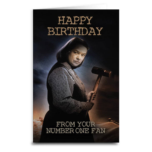 Happy Birthday From Your Number One Fan Greeting Card