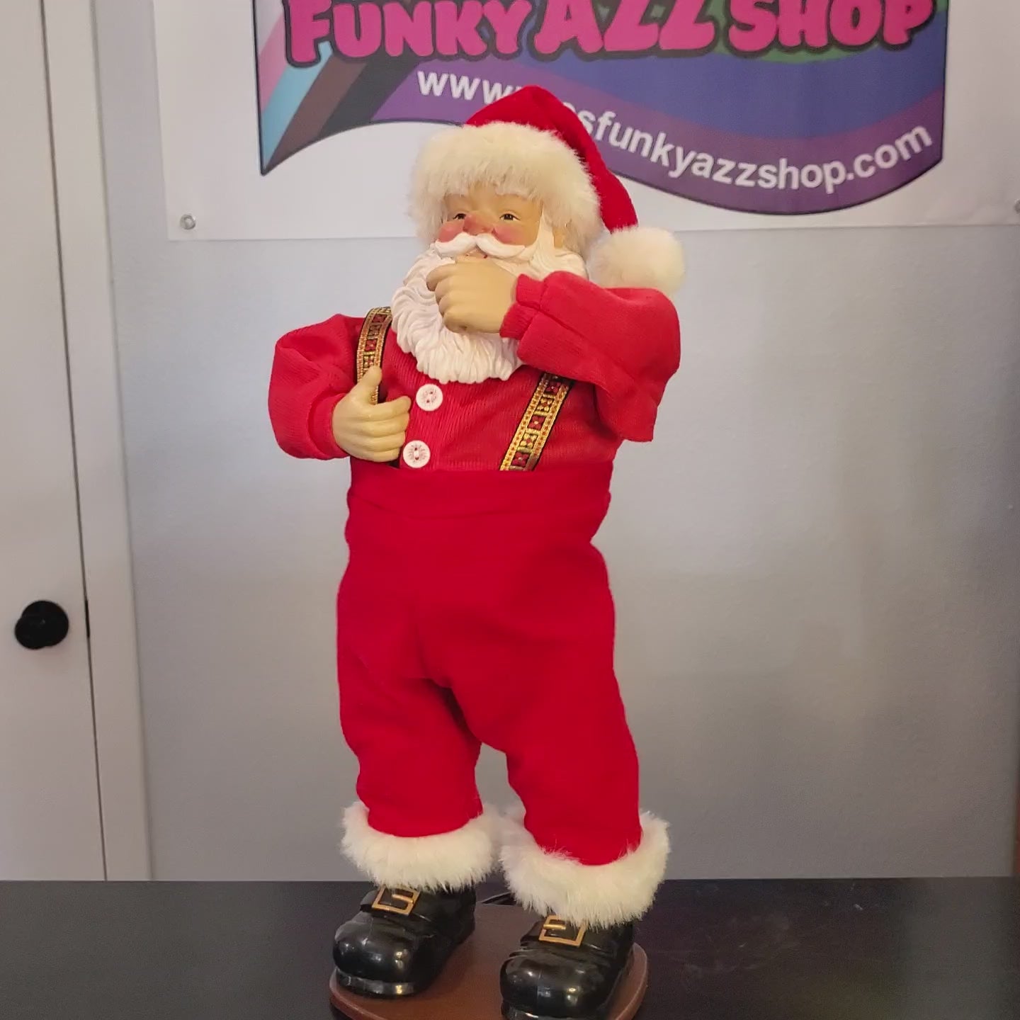 1998 Jingle Bell Rock Dancing Santa with Vintage Store tags