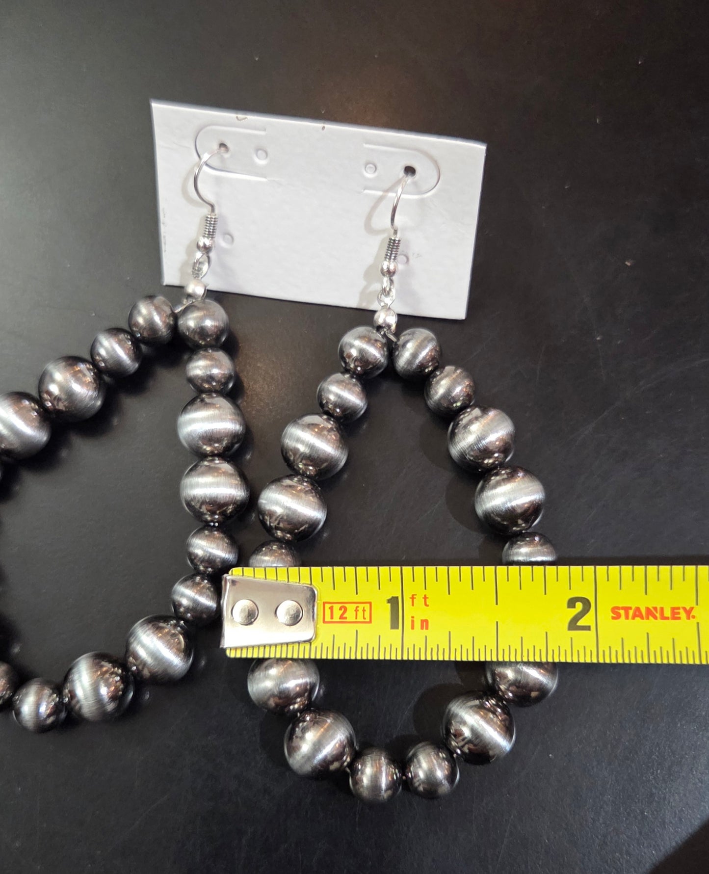 Faux Navajo Pearl Style Dangle Earring