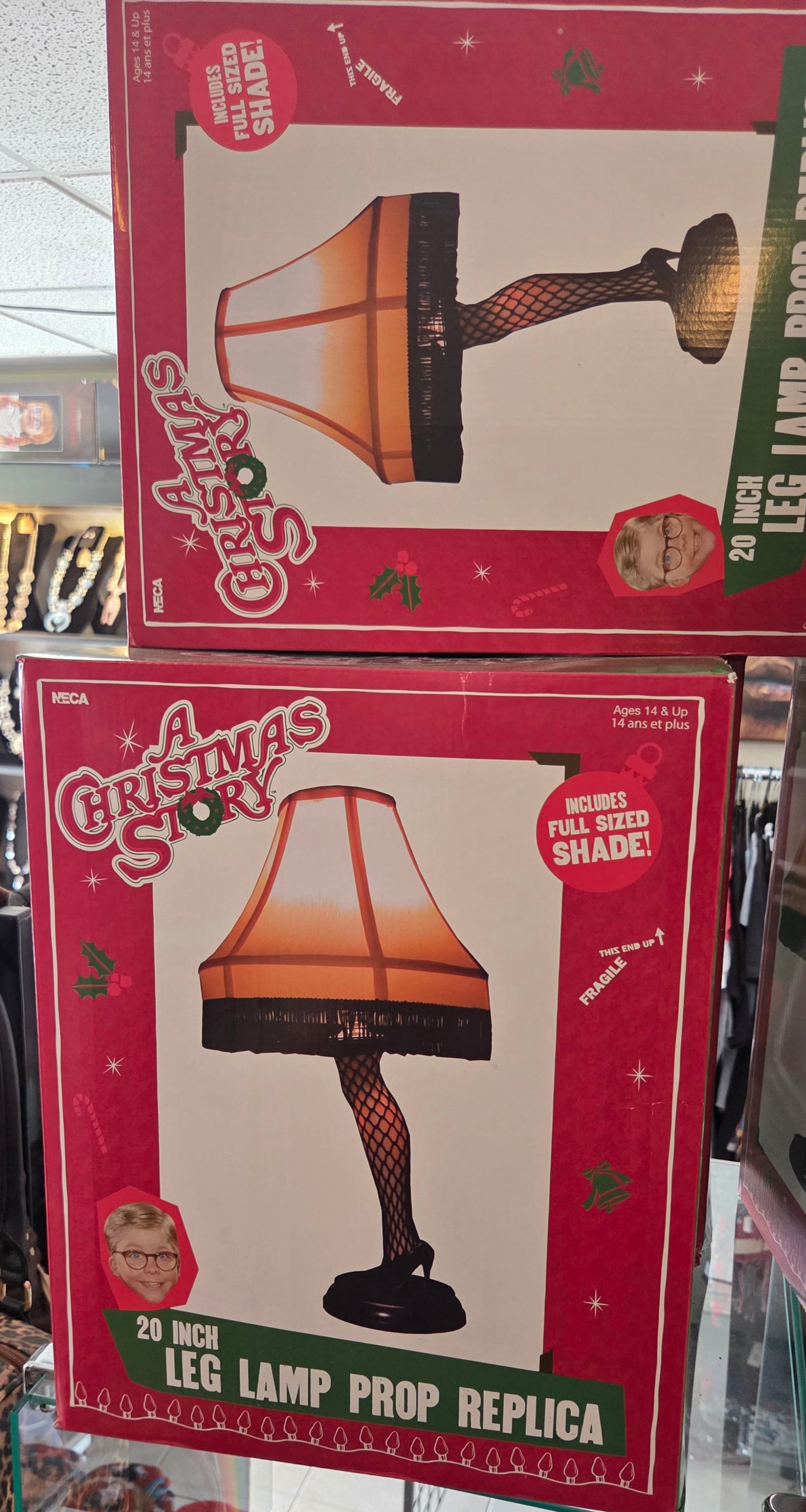 A Christmas Story Leg Lamp by NECA 20" replica