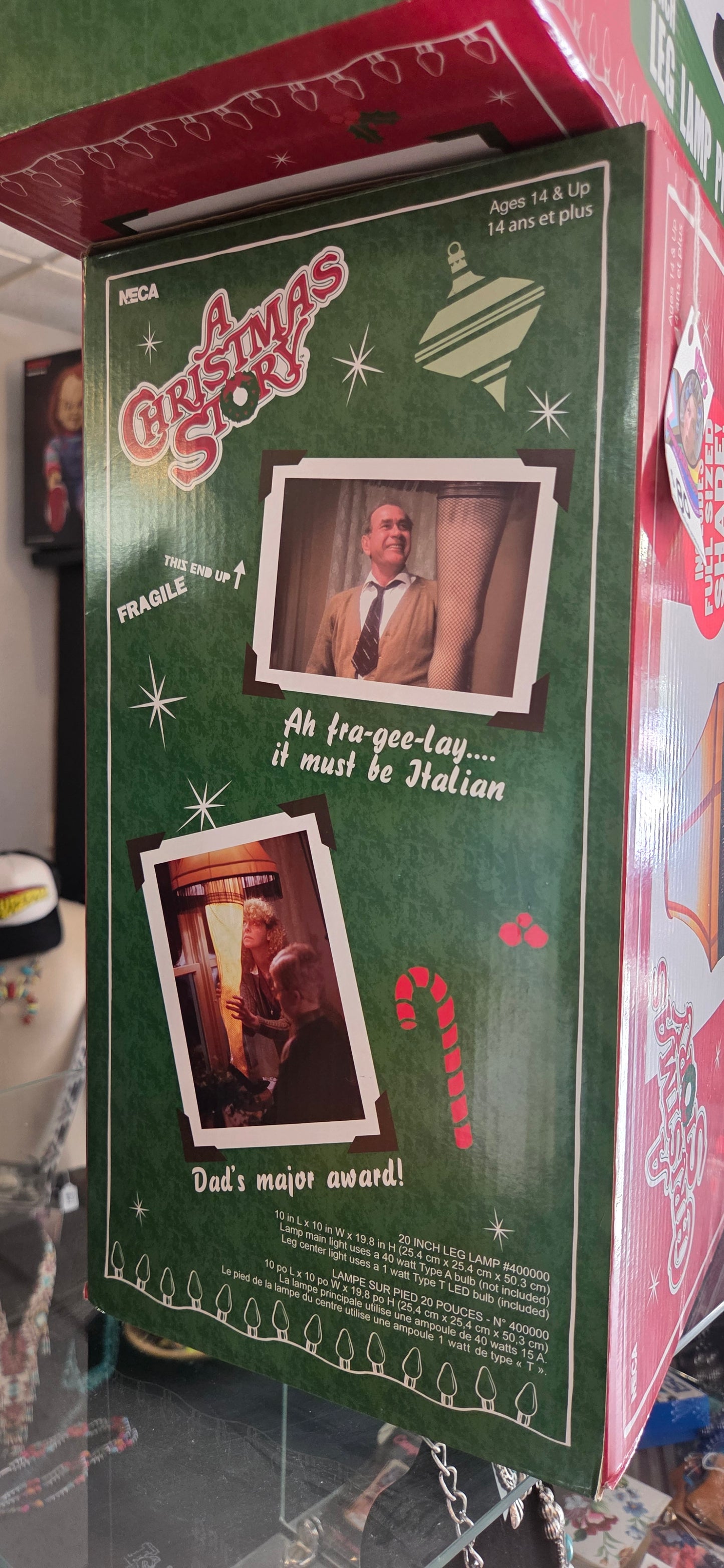 A Christmas Story Leg Lamp by NECA 20" replica