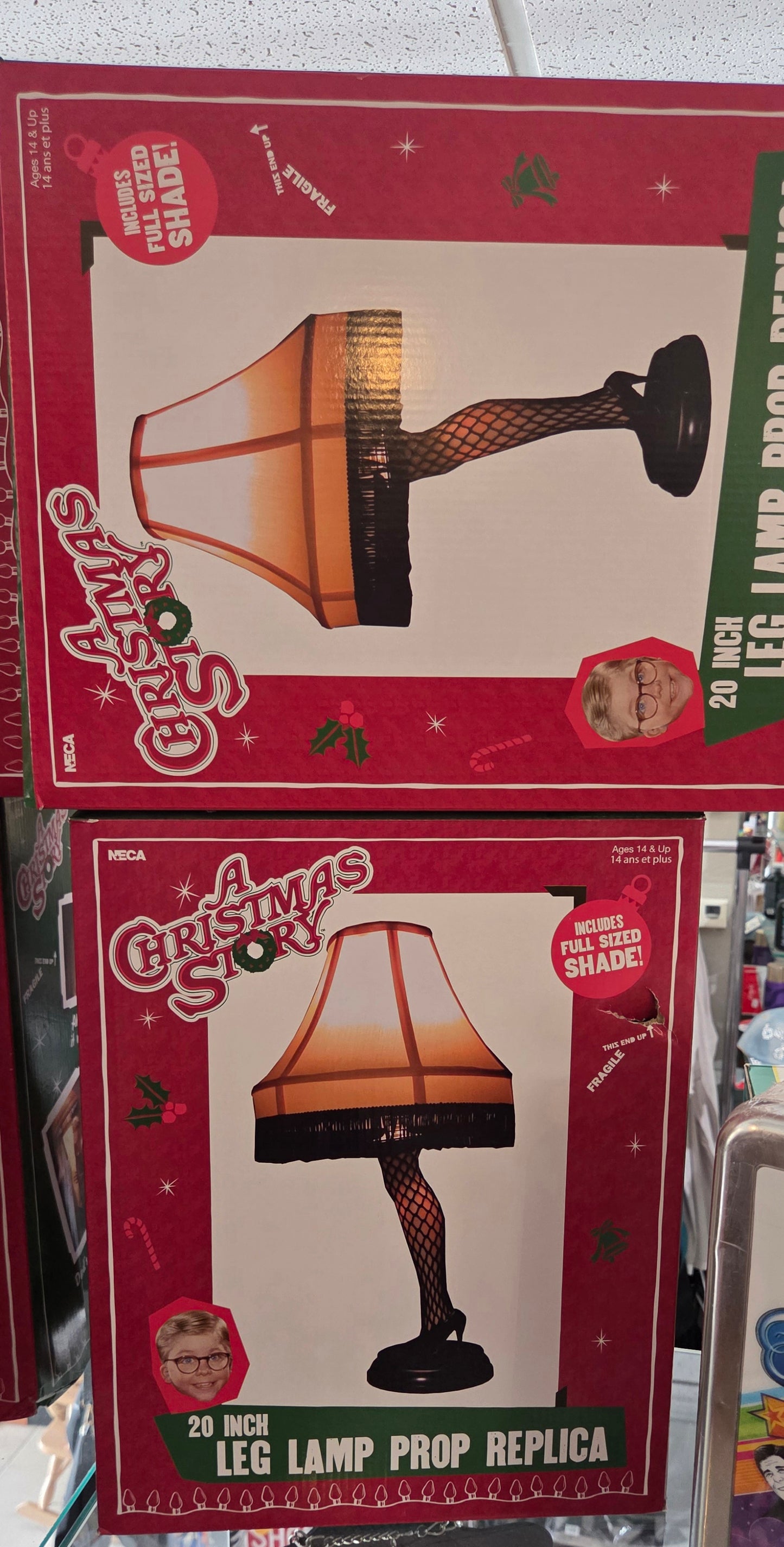 A Christmas Story Leg Lamp by NECA 20" replica