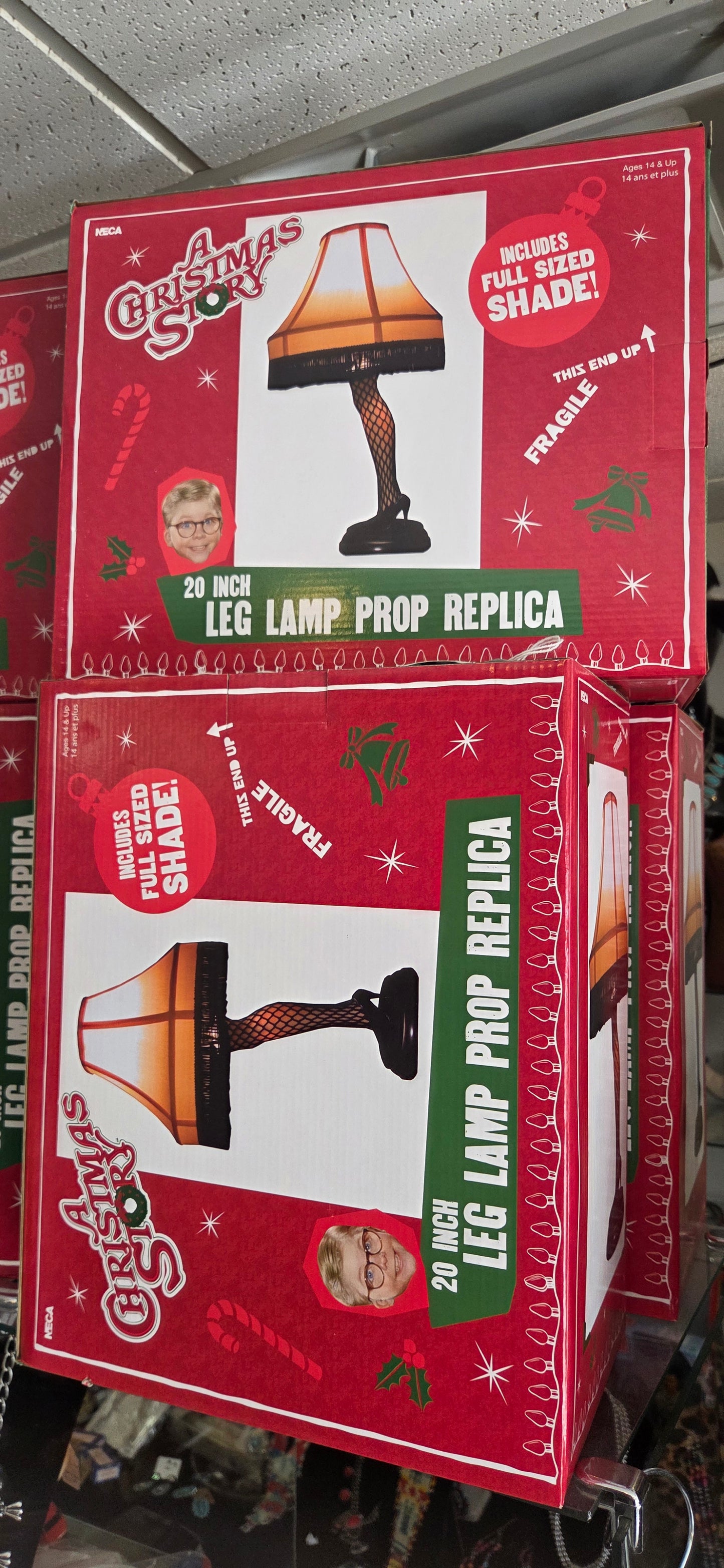 A Christmas Story Leg Lamp by NECA 20" replica