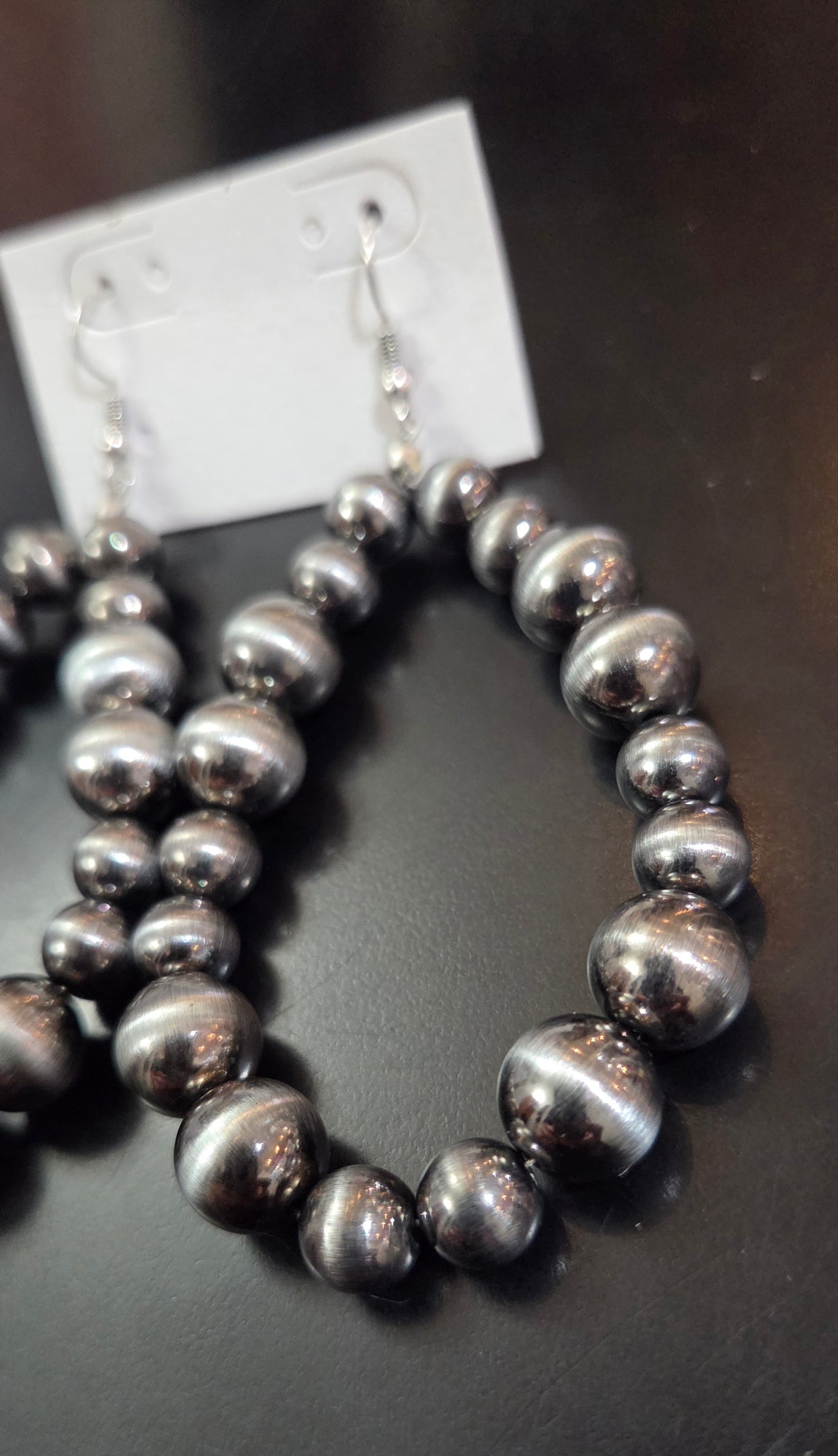 Faux Navajo Pearl Style Dangle Earring