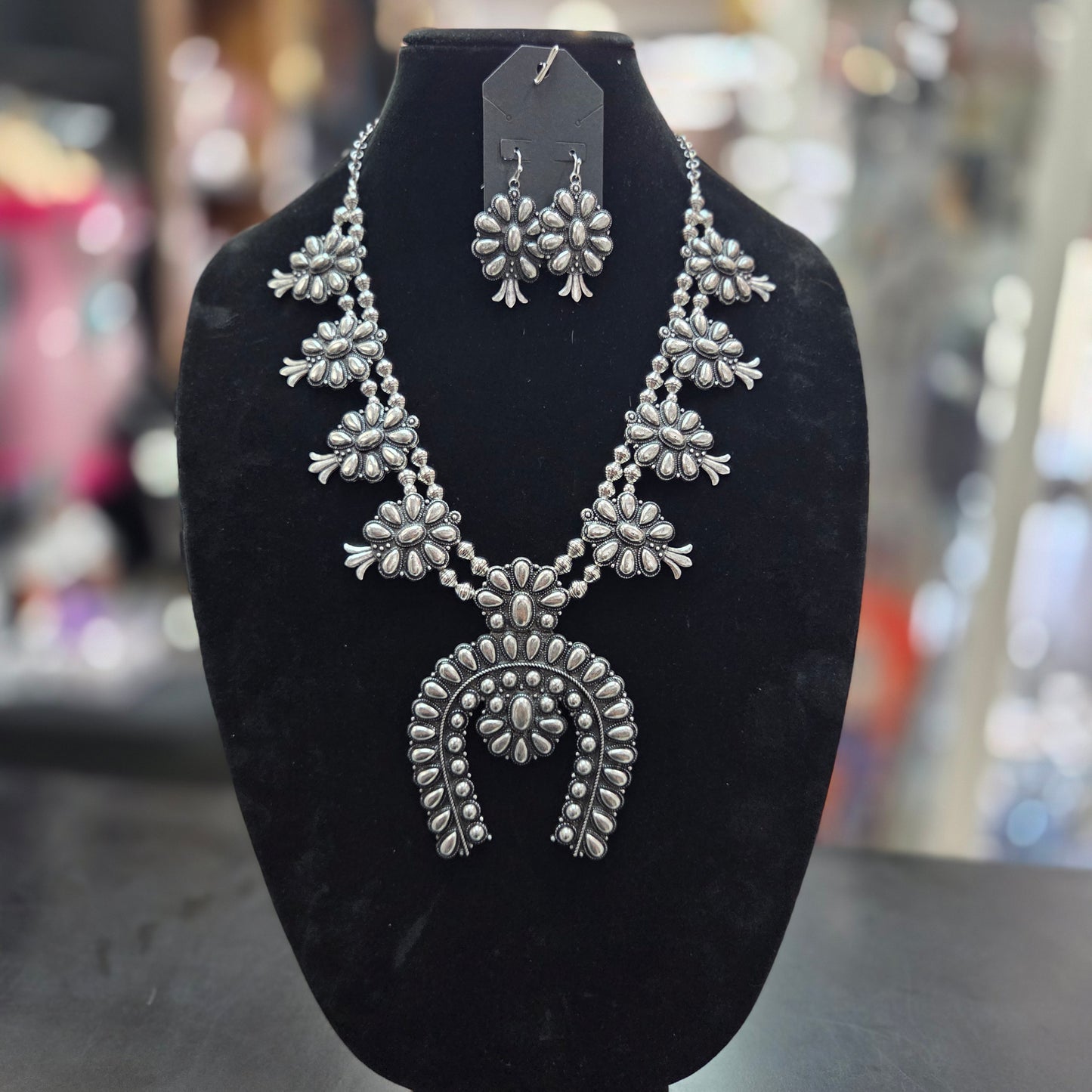 Southwestern Style Necklace with matching earrings