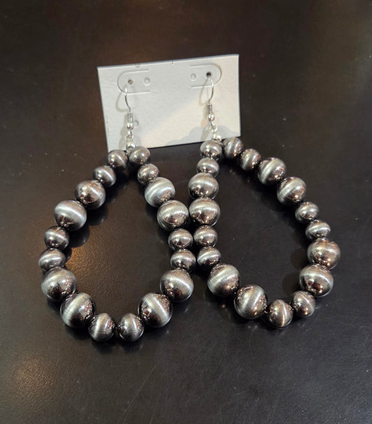 Faux Navajo Pearl Style Dangle Earring