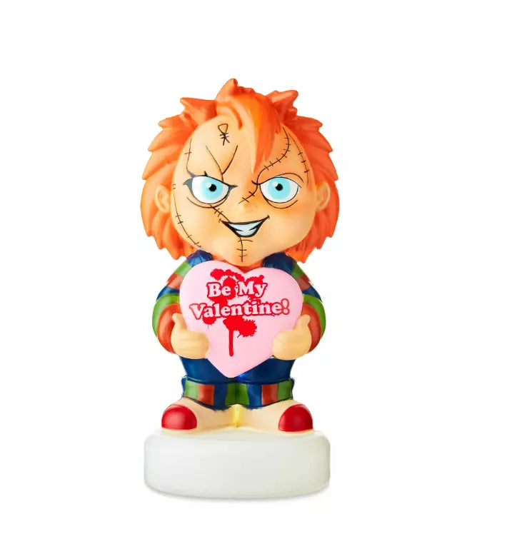 Universal Valentines Day Blow Mold Chucky light/lamp decor 12.2"