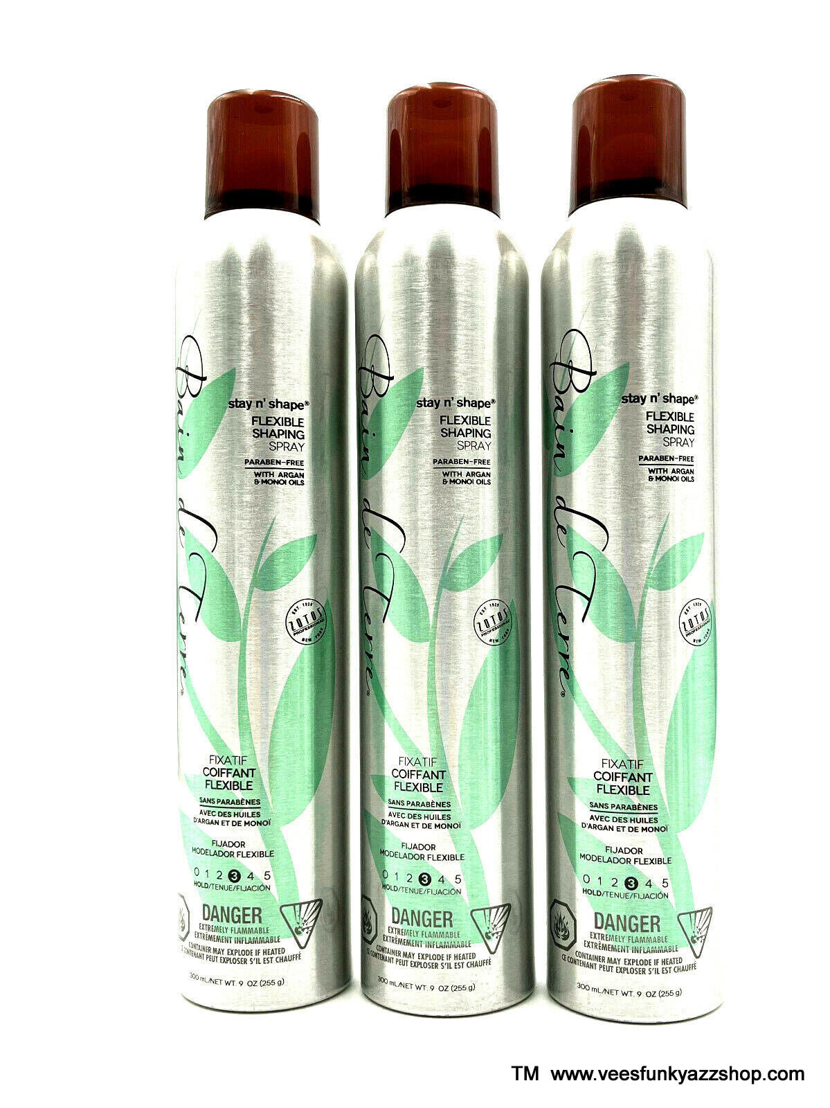 Bain De Terra   "Stay in Shape"   Flexible Hairspray 9oz