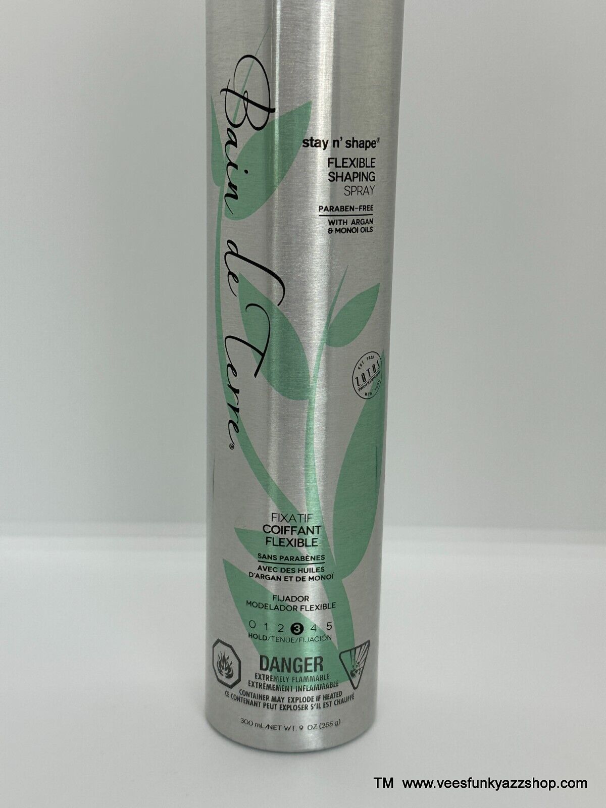 Bain De Terra   "Stay in Shape"   Flexible Hairspray 9oz