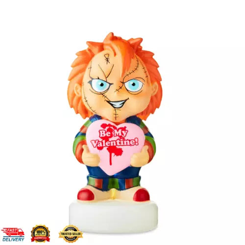 Universal Valentines Day Blow Mold Chucky light/lamp decor 12.2"